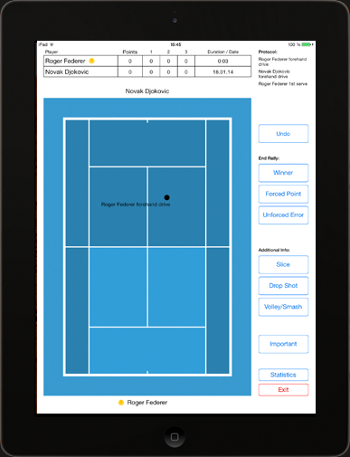 Tennis Analyzer App